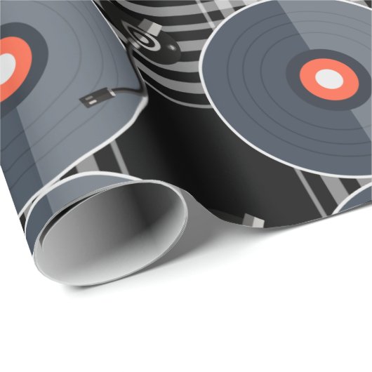 Vinyl Record wrapping papier (Rol Hoek)