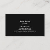  Vinyl Recording Studio Visitekaartje (Achterkant)