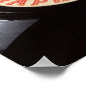 Vinyl Records Background Poster (Hoek)