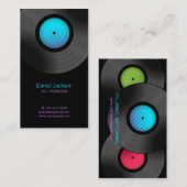 Vinyl Records DJ Music Store Visitekaartje (Voorkant / Achterkant)