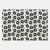 Vinyl Records en Muzieknoten Patroon Inpakpapier Vel (Voorkant 3)