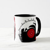 Vinyl Records Home is waar de Platenspeler draait Mok (Voorkant rechts)