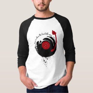 Vinyl Records Home is waar de Platenspeler draait T-shirt