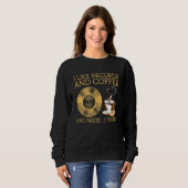 Vinyl Records Music Coffee Apparel Trui (Voorkant volledig)