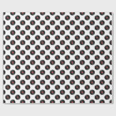 Vinyl Records Patroon | Elke achtergrondkleur Cadeaupapier (Vlak)