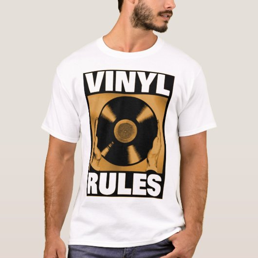 VINYL REGELS T-Shirt (Voorkant)
