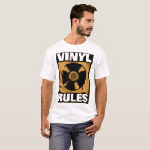 VINYL REGELS T-Shirt (Voorkant volledig)