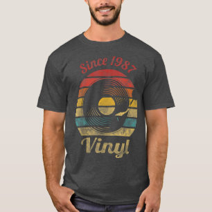 Vinyl Retro neemt sinds 1987 muziek op 2849 T-shirt