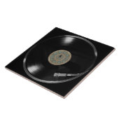 Vinyl  Retro Record Ontwerp Tegeltje (Zijkant)