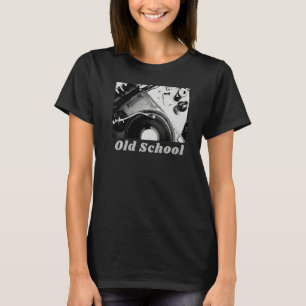 Vinyl Retro Record Player  Old School Vinyl T-shirt
