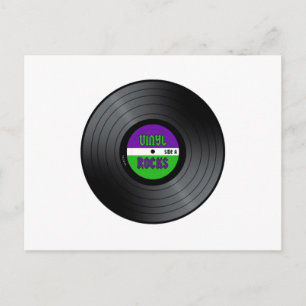 Vinyl Rocks LP Briefkaart