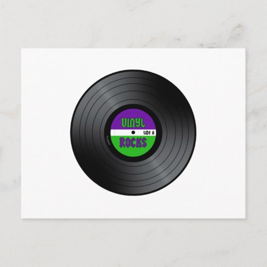 Vinyl Rocks LP Briefkaart (Voorkant)