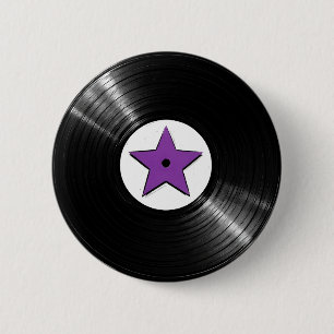 Vinyl Ronde Button 5,7 Cm