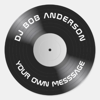 Vinyl Ronde Sticker