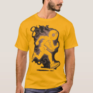 Vinyl Runner Skeleton Smoke T-shirt