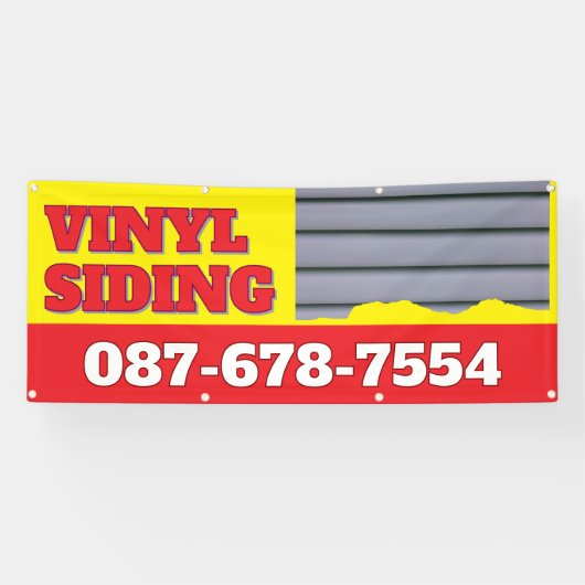 Vinyl Siding Services Aangepaste Banner (Horizontaal)