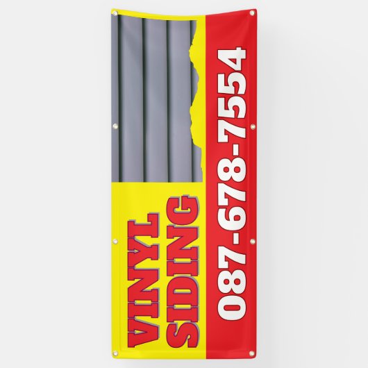 Vinyl Siding Services Aangepaste Banner (Verticaal)