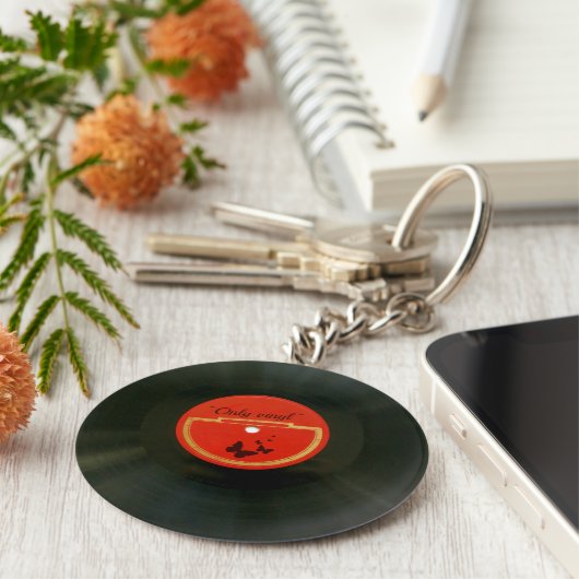 Vinyl Sleutelhanger (Zijkant)