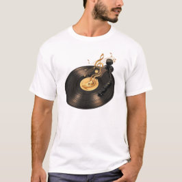 Vinyl Soul: Retro Muziekharmonie T-shirt