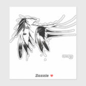 Vinyl sticker - Adelaarsvleugels (Vel)