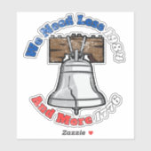 Vinyl Sticker George Orwell Meer 1984 Minder 1776 (Vel)