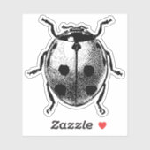 Vinyl Sticker grafisch afbeelding lieveheersbeest (Vel)