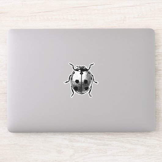 Vinyl Sticker grafisch afbeelding lieveheersbeest (Computer)