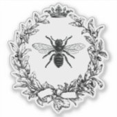 Vinyl Sticker  grafisch afbeelding Queen Bee (Voorkant)