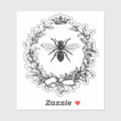 Vinyl Sticker  grafisch afbeelding Queen Bee (Vel)