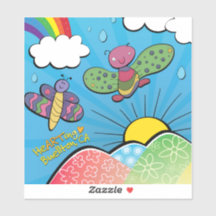 Vinyl Sticker - Houden van de regen - Buellton.Art