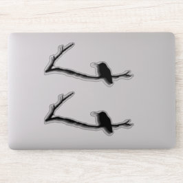 Vinyl sticker - Kolibrie op tak