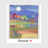 Vinyl sticker landschap (Vel)