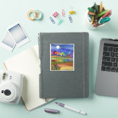 Vinyl sticker landschap (iPad Cover)