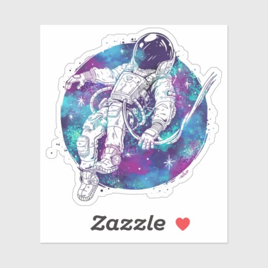 Vinyl sticker 'Out of This World' (Vel)