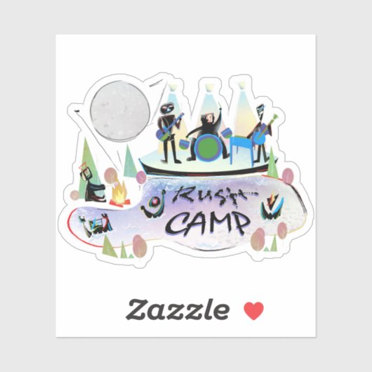 Vinyl Sticker RushCamp! (Vel)