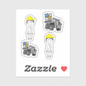 VINYL STICKER - SON+TRUCK (Vel)