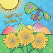 Vinyl Sticker - Sunny Buellton -Buellton.Art (Voorkant)