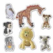 Vinyl Stickers - Dierenpoppen (Voorkant)