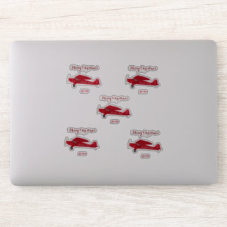 Vinyl-Stickers met contour vliegtuig Sticker