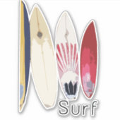 Vinyl Surfboard sticker (Voorkant)