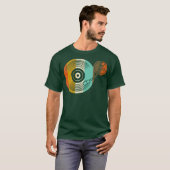Vinyl Switch - Retro Platenspeler - DJ  T-shirt (Voorkant volledig)