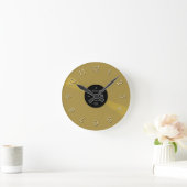 Vinyl Tijd Ronde Klok (Huis)