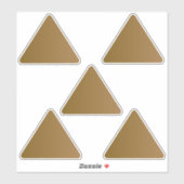 vinyl triangular stickers for kids, wall decor (Vel)