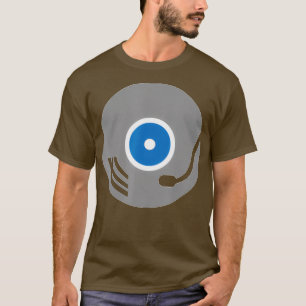 Vinyl tshirt Platenspeler muziek record t-shirt vo