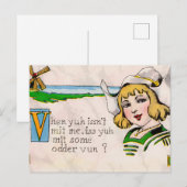 Vinyl Verhalenboek Kunst Briefkaart (Voorkant / Achterkant)