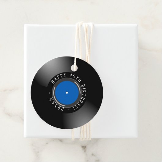 Vinyl Verjaardag Bedankjes Labels (In situ)