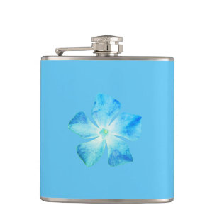 Vinyl verpakt Flask bloem stijl ontwerp Heupfles