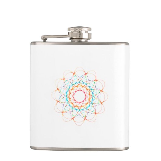 Vinyl verpakt Flask stijl ontwerp Heupfles (Voorkant)