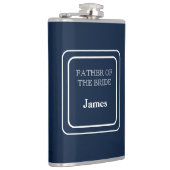 Vinyl verpakte fles-vader van bruid heupfles (Rechts)