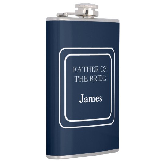 Vinyl verpakte fles-vader van bruid heupfles (Rechts)